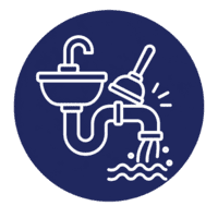 icone-plomberie-salle-de-bain.png Icône de plomberie avec tuyauterie, clé et goutte d’eau.